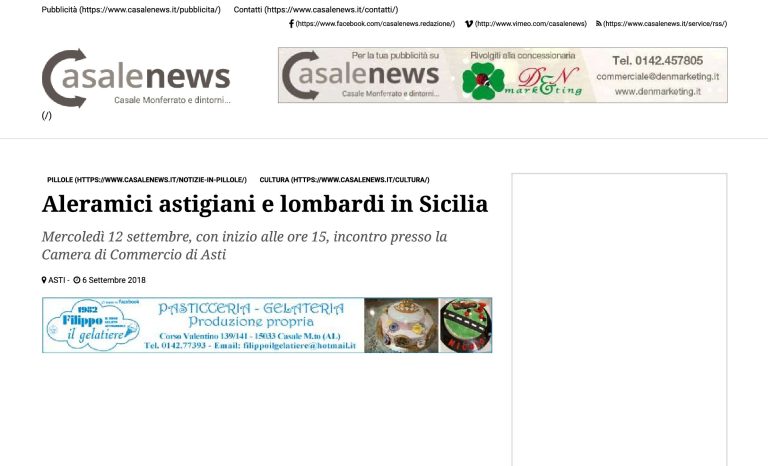 Casalenews Aleramici Astigiani E Lombardi In Sicilia