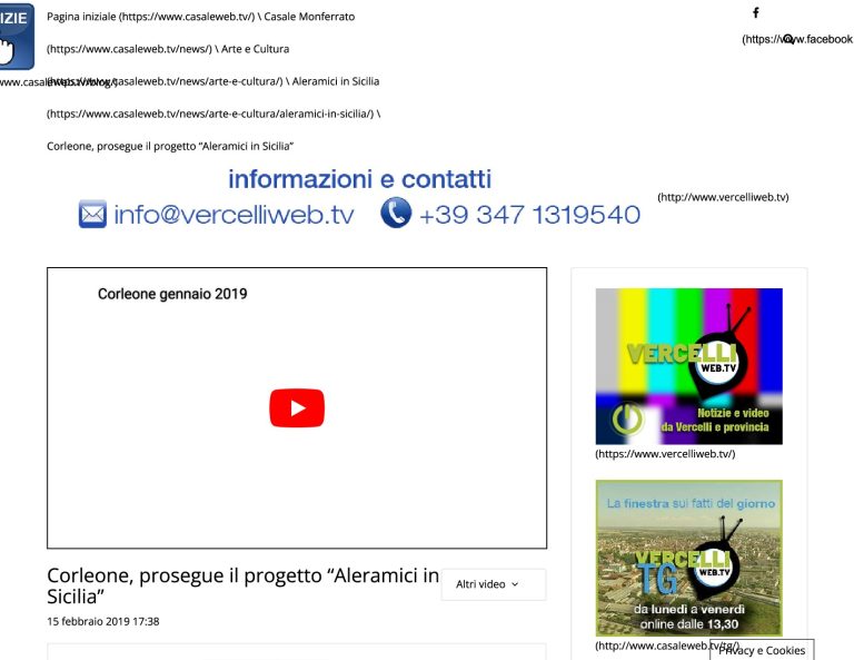 Casaleweb Corleone, Prosegue Il Progetto “Aleramici In Sicilia”