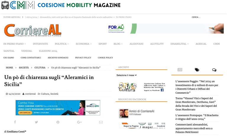CorriereAl Un Pò Di Chiarezza Sugli “Aleramici In Sicilia”