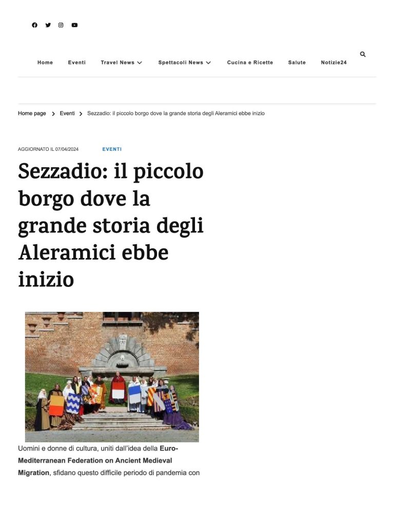 Eventinews24 Sezzadio Il Piccolo Borgo Dove La Grande Storia Degli Aleramici Ebbe Inizio