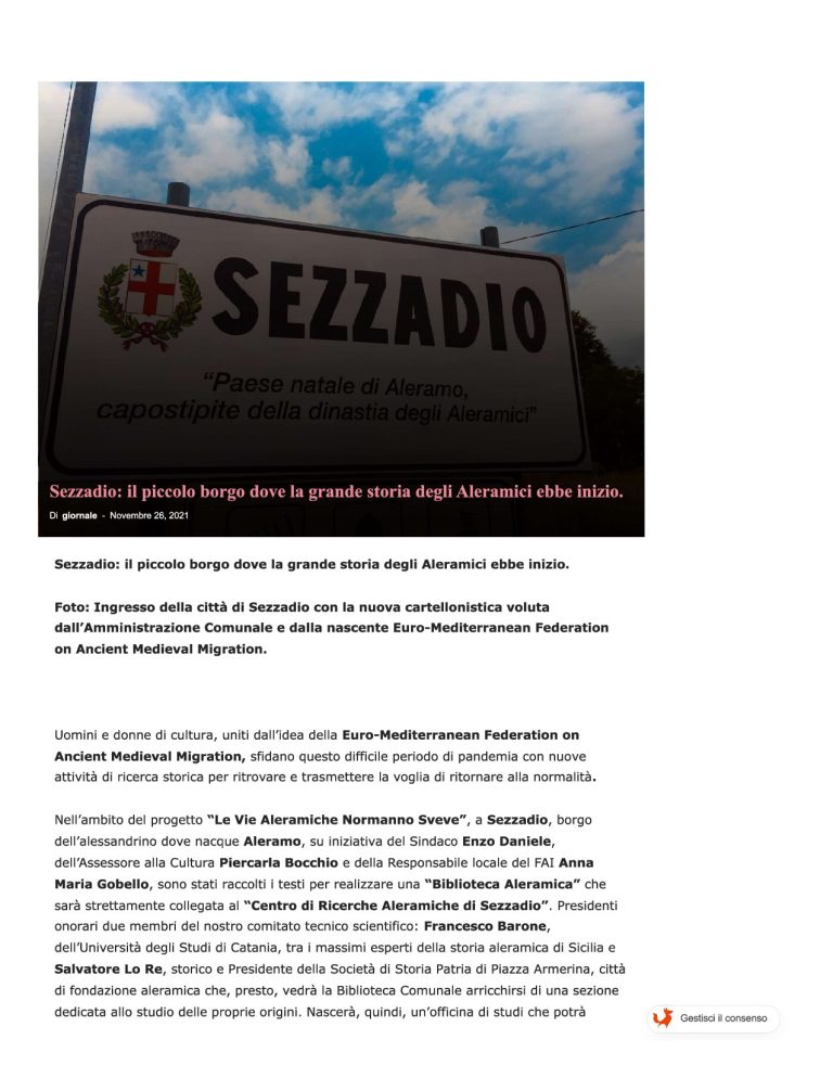 Politicamentecorretto Sezzadio Il Piccolo Borgo Dove La Grande Storia Degli Aleramici Ebbe Inizio