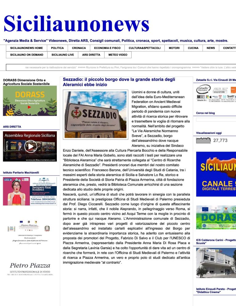 Sicilia Uno News Sezzadio Il Piccolo Borgo Dove La Grande Storia Degli Aleramici Ebbe Inizio
