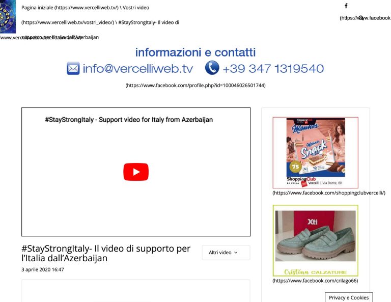 Vercelliweb StayStrongItaly Il Video Di Supporto Per L’Italia Dall’Azerbaijan