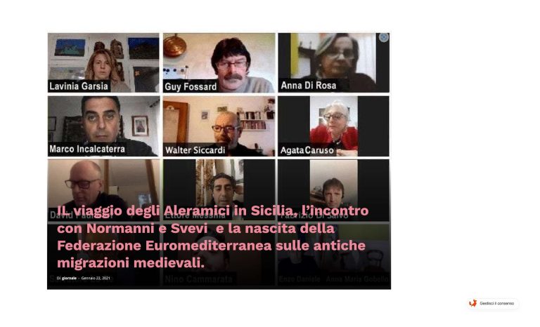 Politicamentecorretto IL Viaggio Degli Aleramici In Sicilia